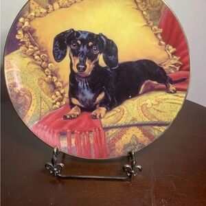 Decorative Dachshund Plate
